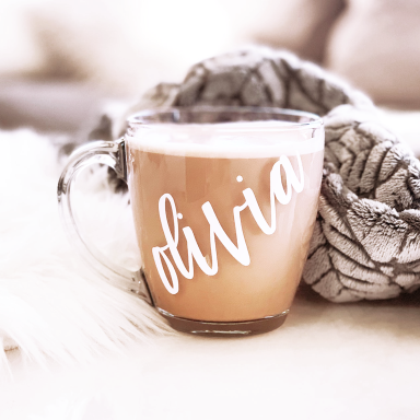 Personalized Coffee Mugs - Glass